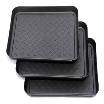 

3 Pcs Plant Tool All Purpose Washable Boot Tray Garden Shoe Plate Pad for Home LBShipping