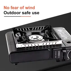 Outdoor Gas Stove Wind Screen Foldable Wind Steel Stove Camping Screen Cooking Hiking Accessory Bbq Z9z2