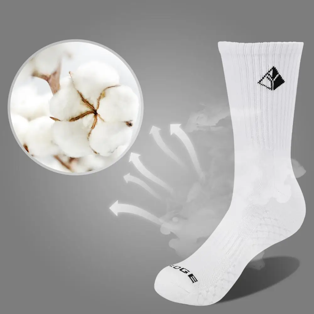 YUEDGE/Брендовые мужские носки высокого качества, цветные повседневные теплые и удобные хлопковые спортивные носки для взрослых, Осенние быстросохнущие носки