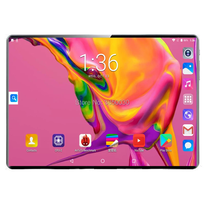 10 дюймовый планшет Android 9 0 десять ядер 8 ГБ ОЗУ 128 Гб ПЗУ 3G 4G FDD LTE Wi Fi Bluetooth GPS