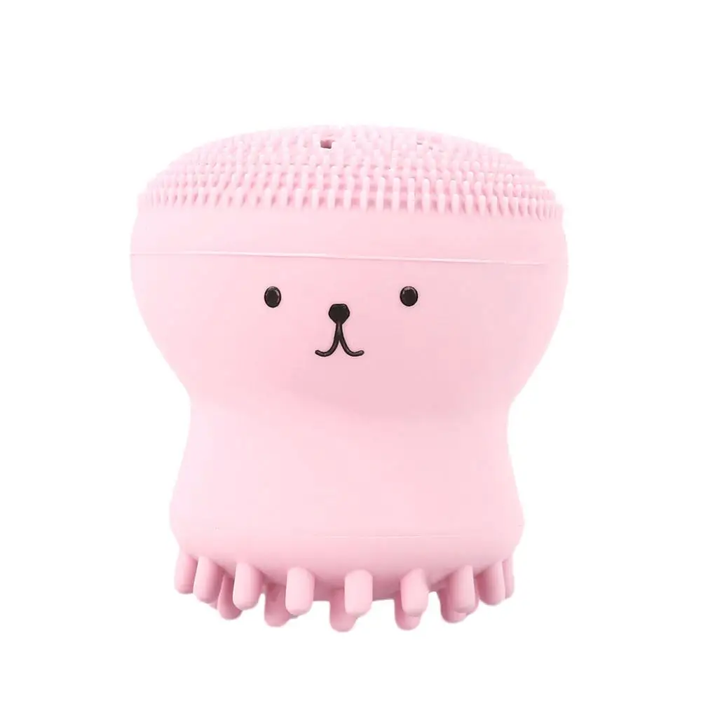 Octopus Face Brush USB щетка для очищения лица Электрический массажер для лица звуковая вибрация очиститель для лица Водонепроницаемая щетка для мытья скраба лица Уход за кожей - Цвет: Octopus Face Brush