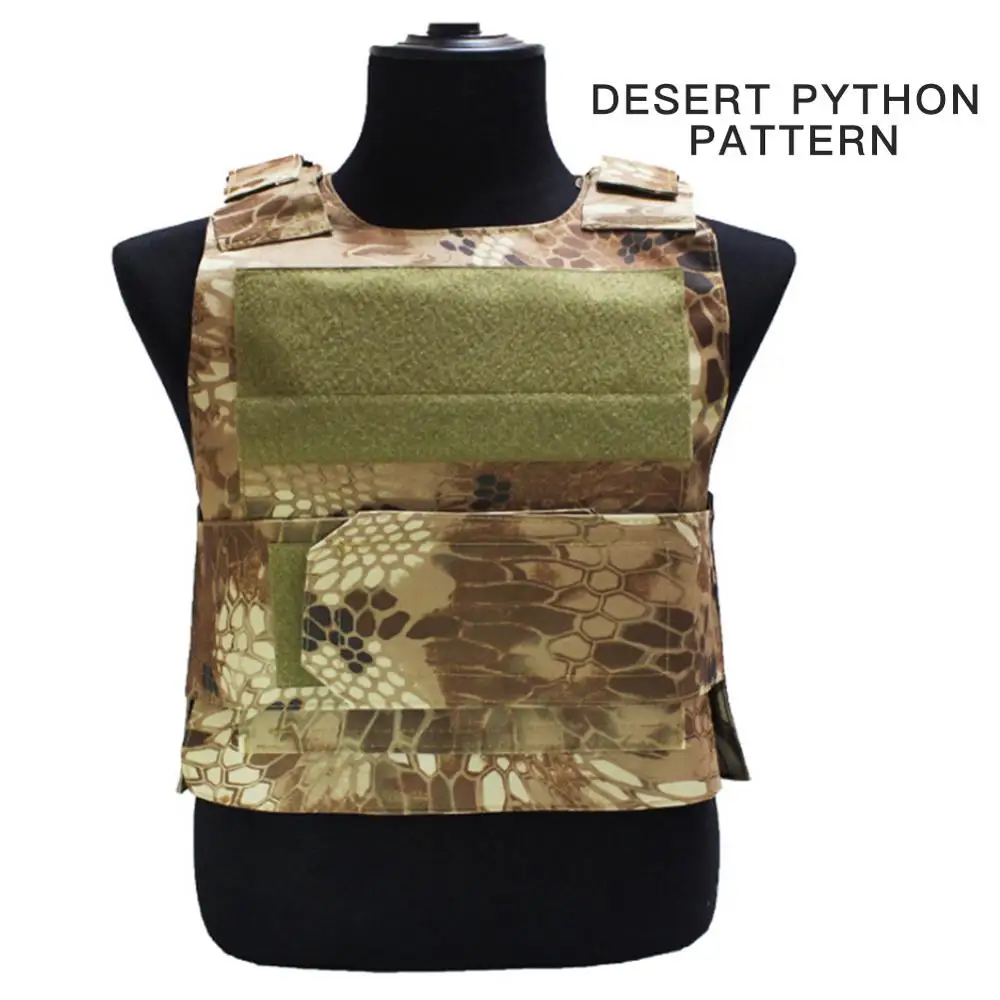 Adjustable Tactical Vest Outdoor Hunting Airsoft Paintball Molle Vest With Chest Protective Plate Carrier Training Protective