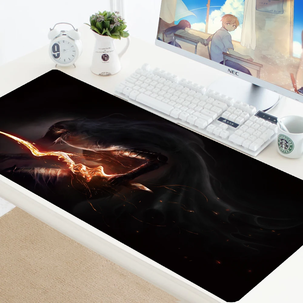 Dark Souls Mouse Pad to Mouse Computer Gaming Mousepad PC Gamer to Keyboard Mouse Desk Mat Large xl Mousepad for Laptop 70x30cm