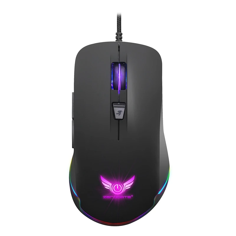 

4800 DPI Gaming Mouse RGB Ergonomic Mechanical Mice 12 Levels DPI PC Gamer mouse LED lighting for Computer Laptop