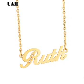 

UAH Ruth Name or Personalized name necklace,Custom name necklace, Custom Necklace, Personalized Name, Customized Gift for Her