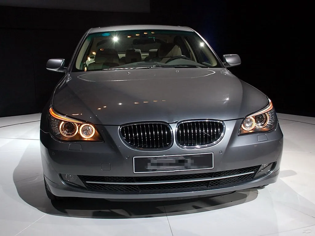 Для BMW 5 series E61 E60 04-10 передние фары прозрачные абажуры лампы оболочки маски крышка