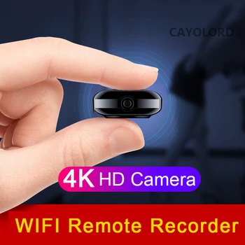 

New 4K/1080P Mini WIFI Wireless Car Home Camera Video Voice Recorder Small HD Remote Monitor Camcorder Night Vision Cam IP/AP