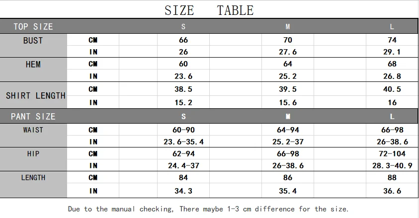 yoga set size