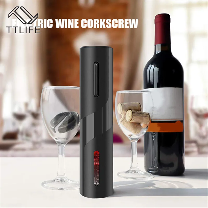 

New Automatic Wine Opener Electric Corkscrew Wine Bottle Opener with Foil Cutter USB Charging Cable Suit for Home Christmas Gift