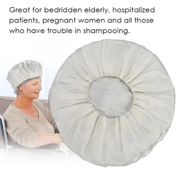 

Women Hygienic Rinse-Free Shampooing Cap with Conditioner Waterless Hair Cleansing Cap for Elderly Pregnant Feminine Hygiene