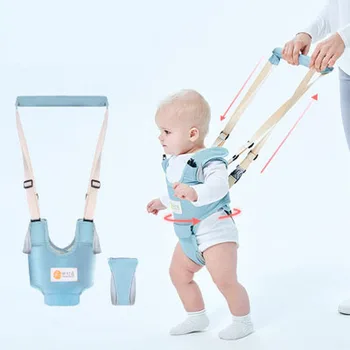 

Protable Baby Walker Helper Handheld Toddler Children Safe Walking Harness Belt Assistant Infant Kid Safe Harness Leash