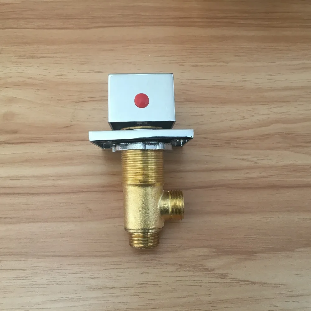 MTTUZK, квадратная ручка, латунный переключатель, клапан для джакузи, смеситель для душа, смеситель для ванны, регулирующий клапан, Раздельный кран для ванны