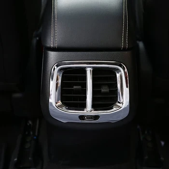 

ABS Chrome FOR Jeep Cherokee KL 2014 2015 2016 2017 2018 Car Rear Air Condition outlet Vent frame Panel Cover Trim