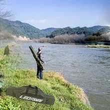 Сумка для рыбалки, переносная Складная рыболовная удочка, сумка для удочки, чехол для снастей, переноска для путешествий