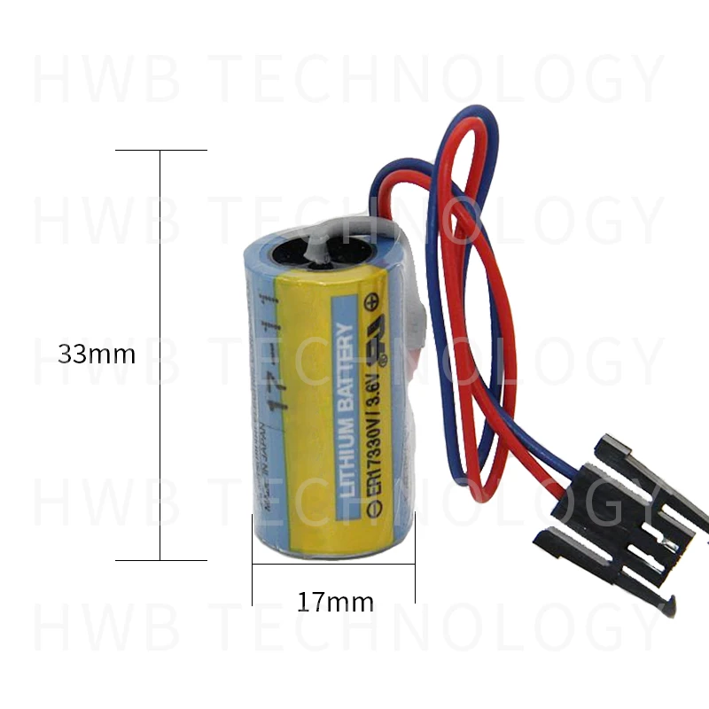 6 шт ER17330V 3,6 V PLC батарейки для сервомотор Mitsubishi A6BAT аккумуляторная батарея