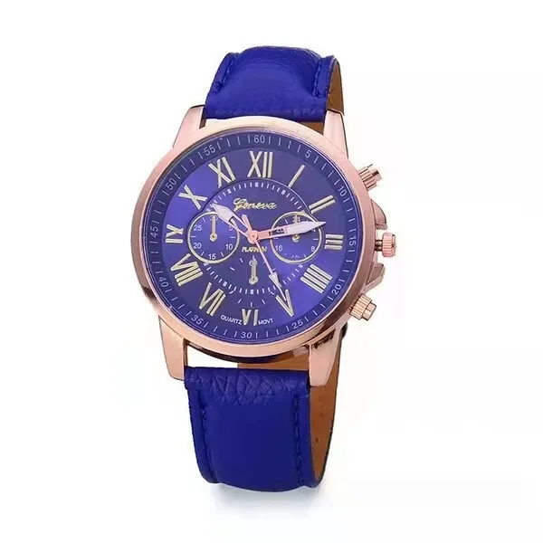 Fashionable Casual Women's Watch Geneva Double Level Belt Quartz Hand Students Watch womens quartz watch womens watch quartz watch women watches