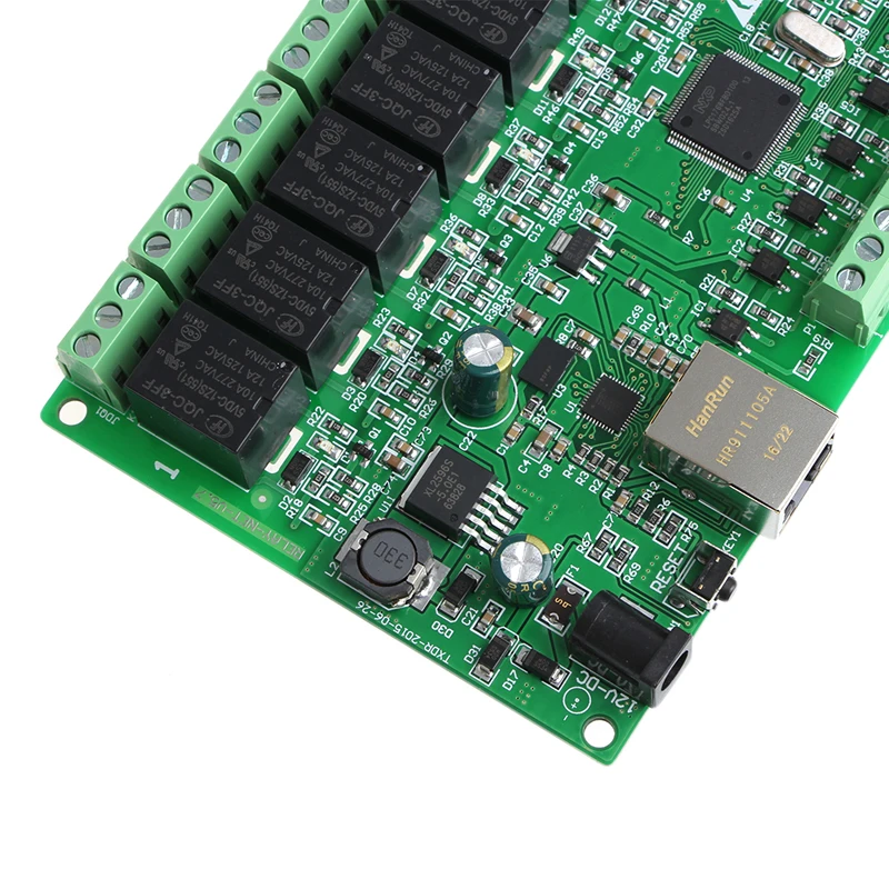 Сетевое реле TCP/IP 8 канальное сетевое с двойным управлением интерфейс Ethernet RJ45 TCP