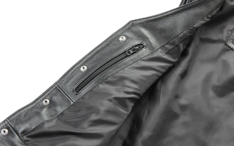 Мужской черный череп крест жилет с вышивкой из натуральной кожи Slim Fit из мягкой телячьей кожи байкерские жилет Винтаж Дизайнерские Пальто размера плюс