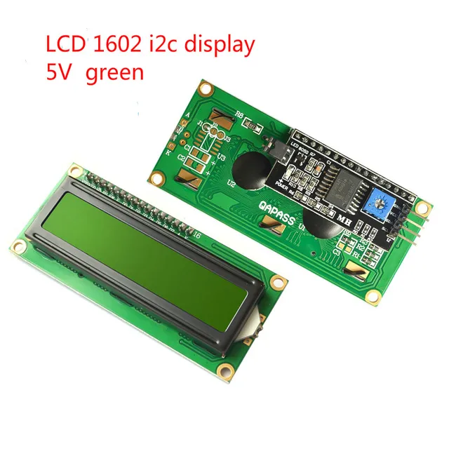 LCD display LCD1602 module Blue screen 1602 i2c LCD Display Module HD44780 16x2 IIC Character 1602 5V for arduino lcd display LCD1602- i2c green