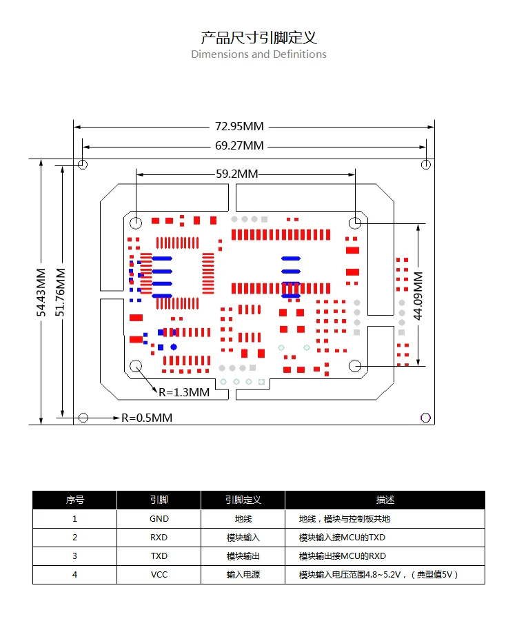 RFID чтение-запись UART модуль/232/485 интерфейс ISO15693 считыватель MCU вторичная разработка IC карта