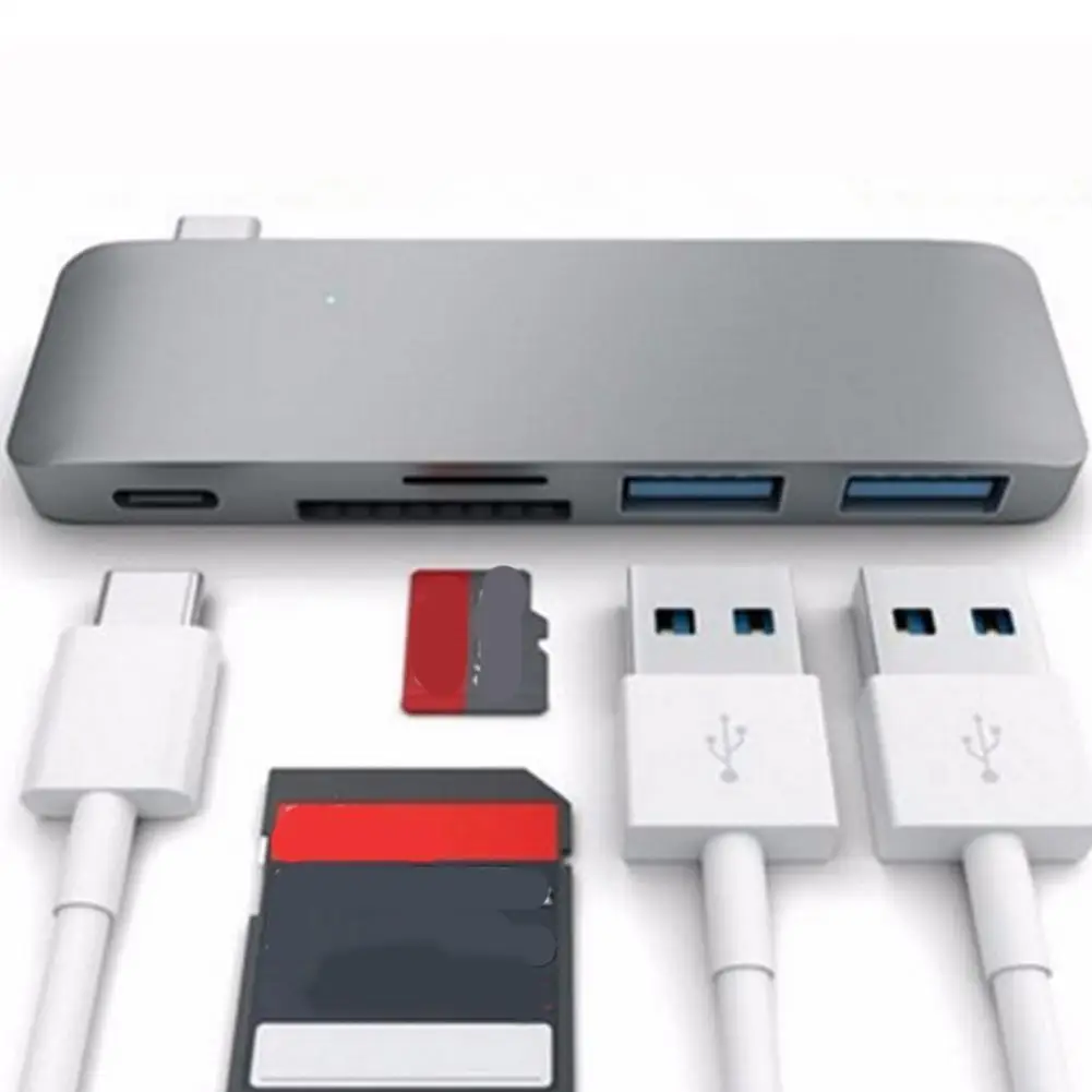 2020 New Hub HDMI Thunderbolt 3 Adapter USB 3.1 with PD 3.0 Slot Card TF USB Pro Air SD For MacBook Reader Hub Port Type-C S9L5
2020 New Hub HDMI Thunderbolt 3 Adapter USB 3.1 with PD 3.0 Slot Card TF USB Pro Air SD For MacBook Reader Hub Port Type-C S9L5