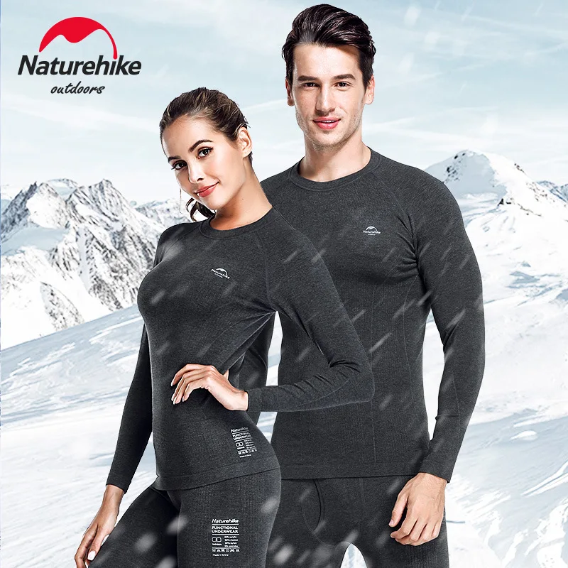 Теплое Нижнее белье Naturehike HeatMax для мужчин и женщин самонагревающееся зимнее