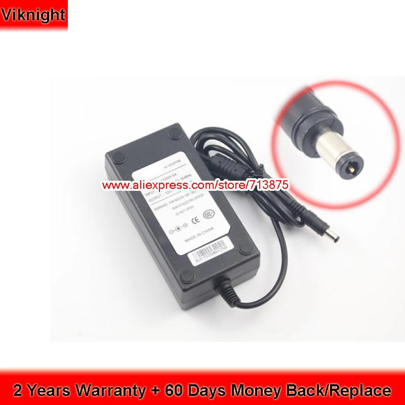 Подлинная 12V 5A AC-DC адаптер для дацзин DJ-U48S-12 ЖК-дисплей монитор