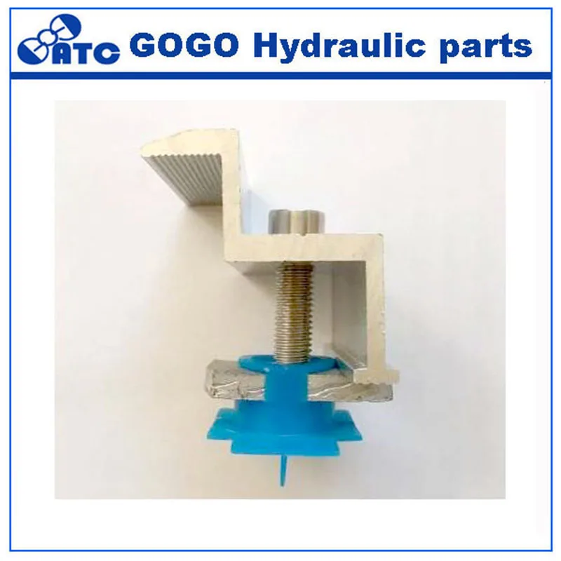 Концевой Зажим для установки панели солнечных батарей/рамка фиксированная ножка/солнечный модуль зажим Средний зажим
