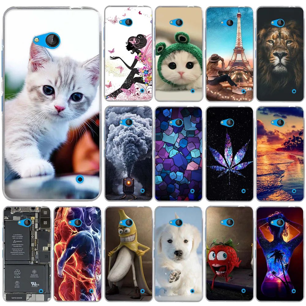 Чехол для Nokia Microsoft Lumia 640 чехол из ТПУ защитный телефона Ультратонкий силиконовый