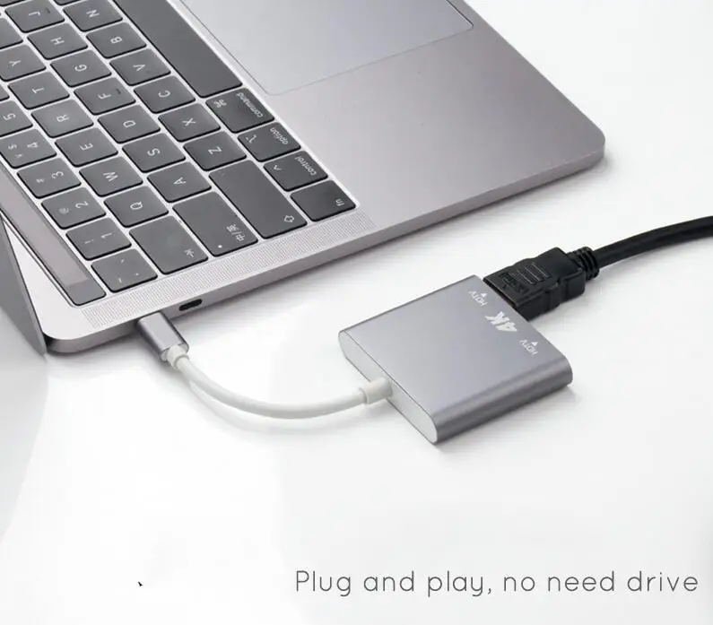 USB C к HDMI адаптер usb type C к HDMI адаптер 4K мужчин и женщин HDTV кабель для Macbook ChromeBook Pixel Samsang S8