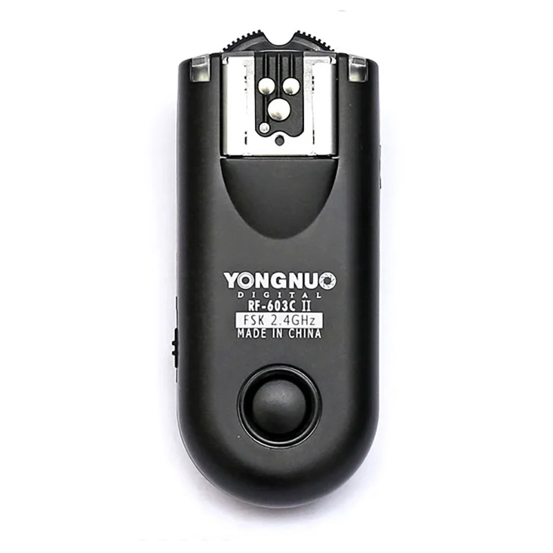 Светодиодная лампа для видеосъемки Yongnuo вспышка триггера RF-603II C RF603c C1 C3 II RF 603 2 трансиверы для Canon 5DII 1D 6D 7D 50D 60D 500D 600D 1000D ti5 ti6 - Цвет: 1 Trigger