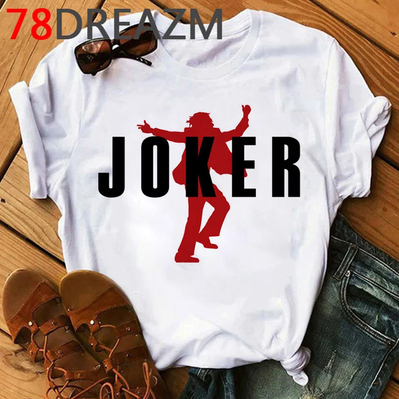 

Joker Joaquin Phoenix Funny T Shirt Women Harajuku Movie Tshirt 90s Graphic T-shirts Ulzzang Hip Hop 2020 Top Tees Female