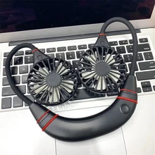 Вентилятор для шеи Мини USB портативный вентилятор с перезаряжаемой батареей маленькие настольные вентиляторы ручной охладитель воздуха кондиционер cl