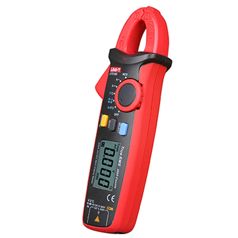 UNI-T UT210D Мини цифровой мультиметр-зажим Электрический 200A Авто Диапазон AC/DC Вольтметр Амперметр Сопротивление Емкость C/F метр