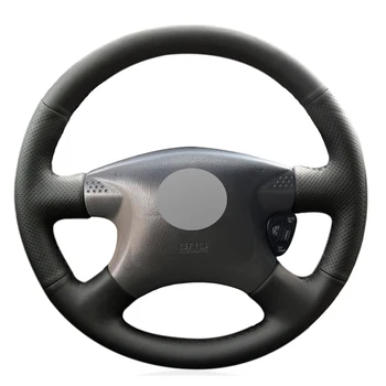 

Black PU Faux Leather Hand-stitched Car Steering Wheel Cover for Nissan Sentra 2000-2006 Sunny 2000-2010