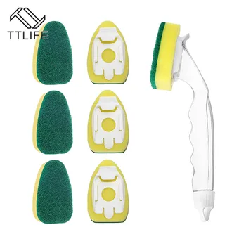 

Kitchen Cleaning Tool Sponge Brush Kitchen Sink Cleaning Brush Toilet Bedroom Cleaner Living Room Window Cleaning Brush Tools