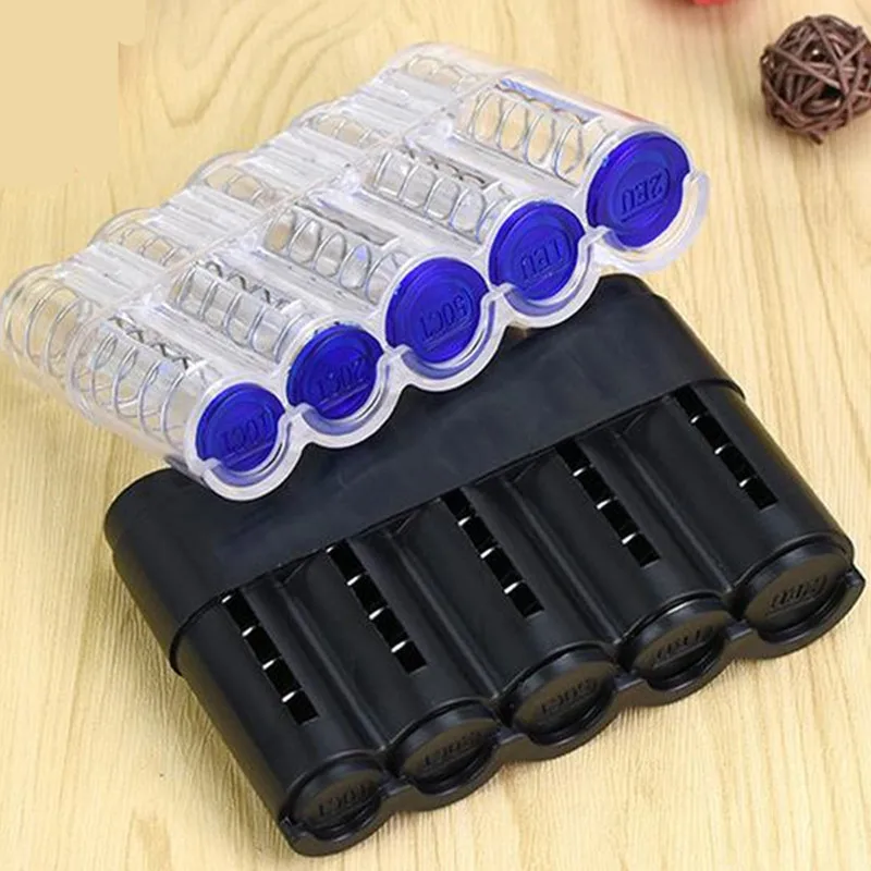 Euro Coin Dispenser Storage Box Money Boxes Storage Coins Purse Creative Coin Holder Case Saving Box Jar Home Decor Car coin bank coin holder coin saver