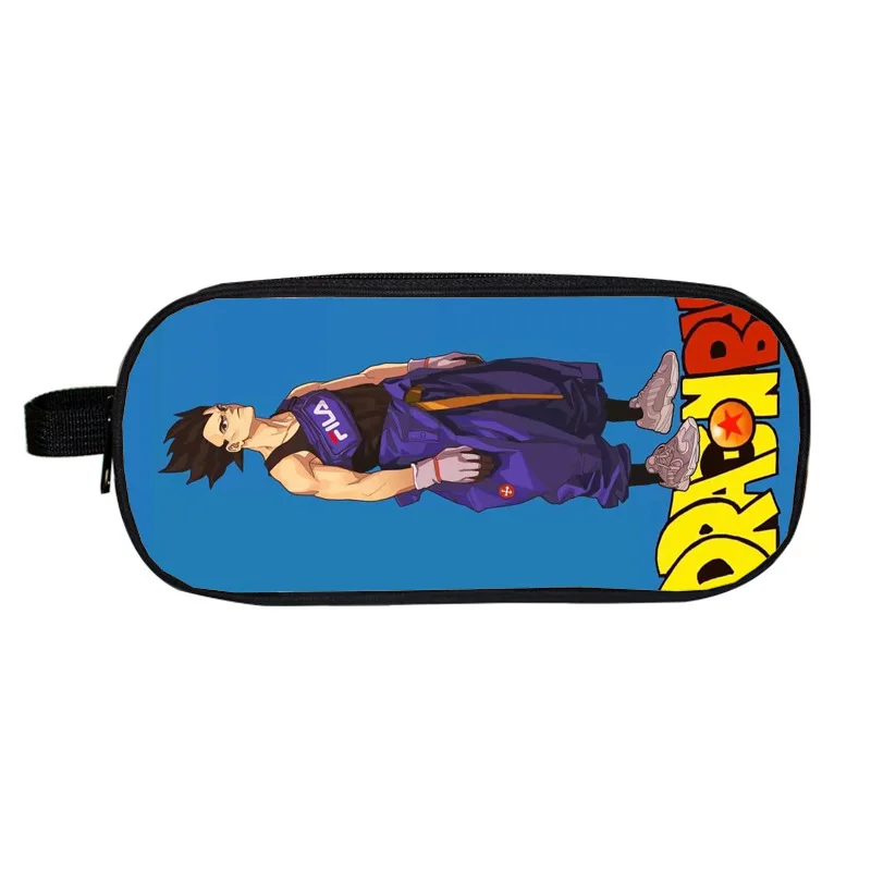 Mochila Dragon ball пенал с мультяшными студентами, детективом Сон Гоку, чехол для мальчиков и девочек, школьный мешочек, сумки - Цвет: 14