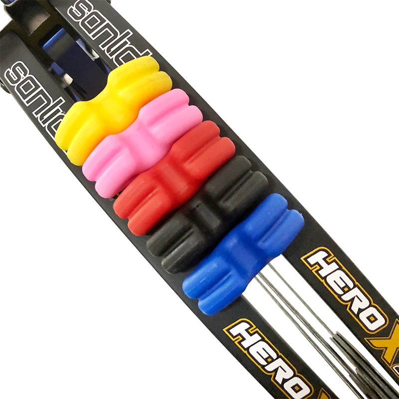 

4 pcs Bow Stabilizer Compound Bow Limb Saver Rubber Damping Reduce Shock for Archery Hunting Shooting