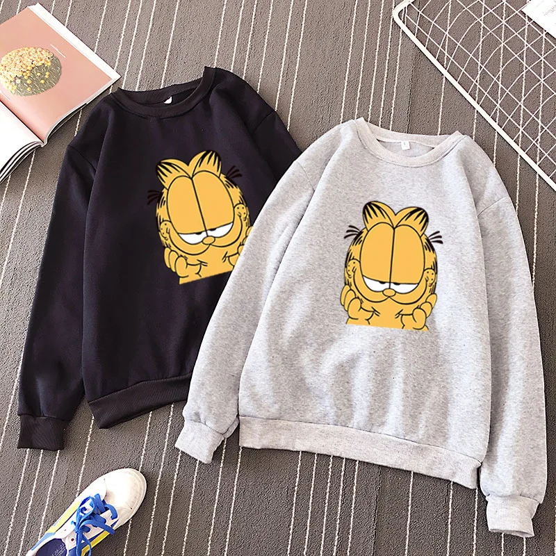 Для женщин Harajuku Толстовка с капюшоном и героями мультфильмов, милая Толстовка пуловер спортивный костюм эстетическое уличная Kawaii худи свободного кроя из Лидер продаж;