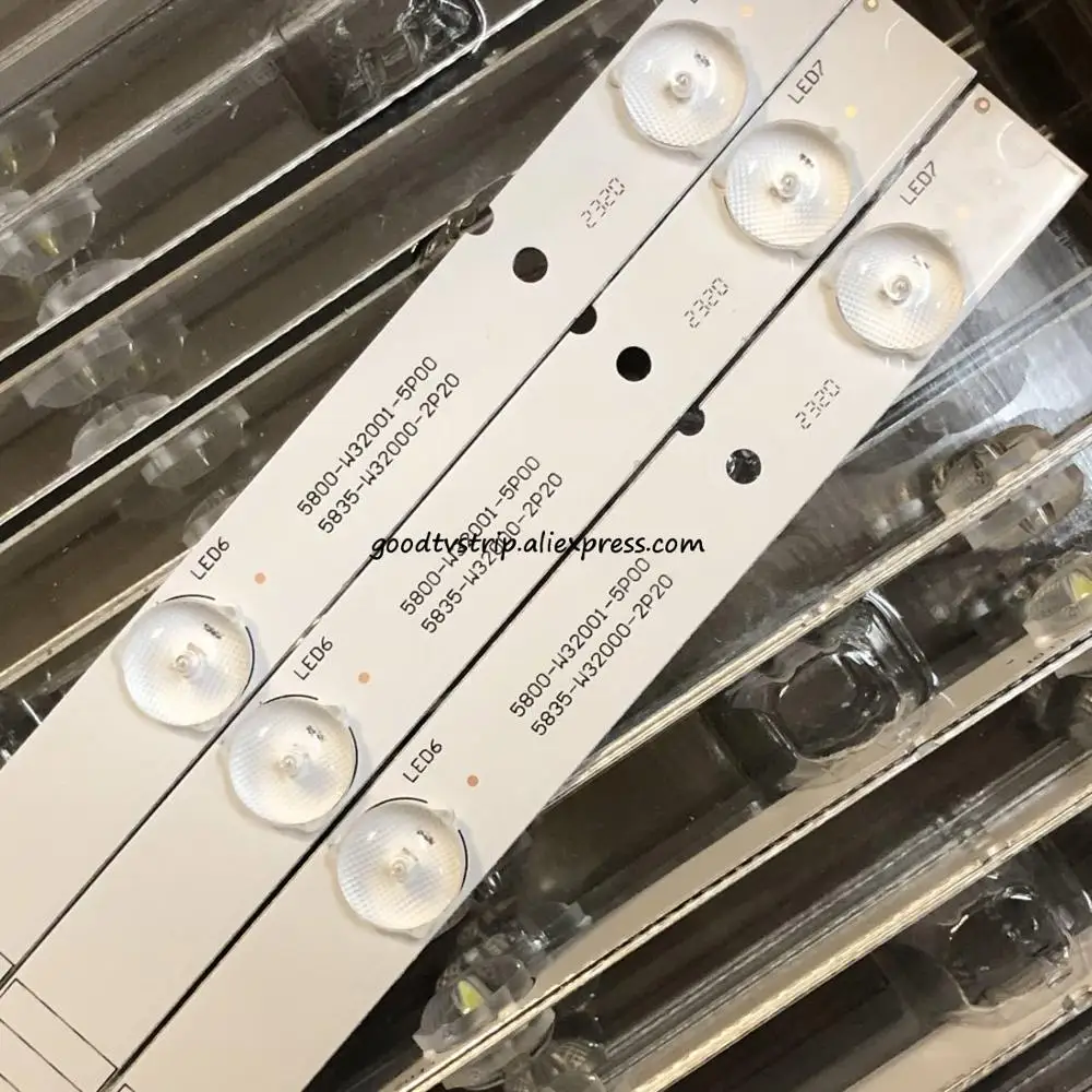 Tevê do diodo emissor de luz para telefunken TF LED32S27T2 32 "tiras de ...