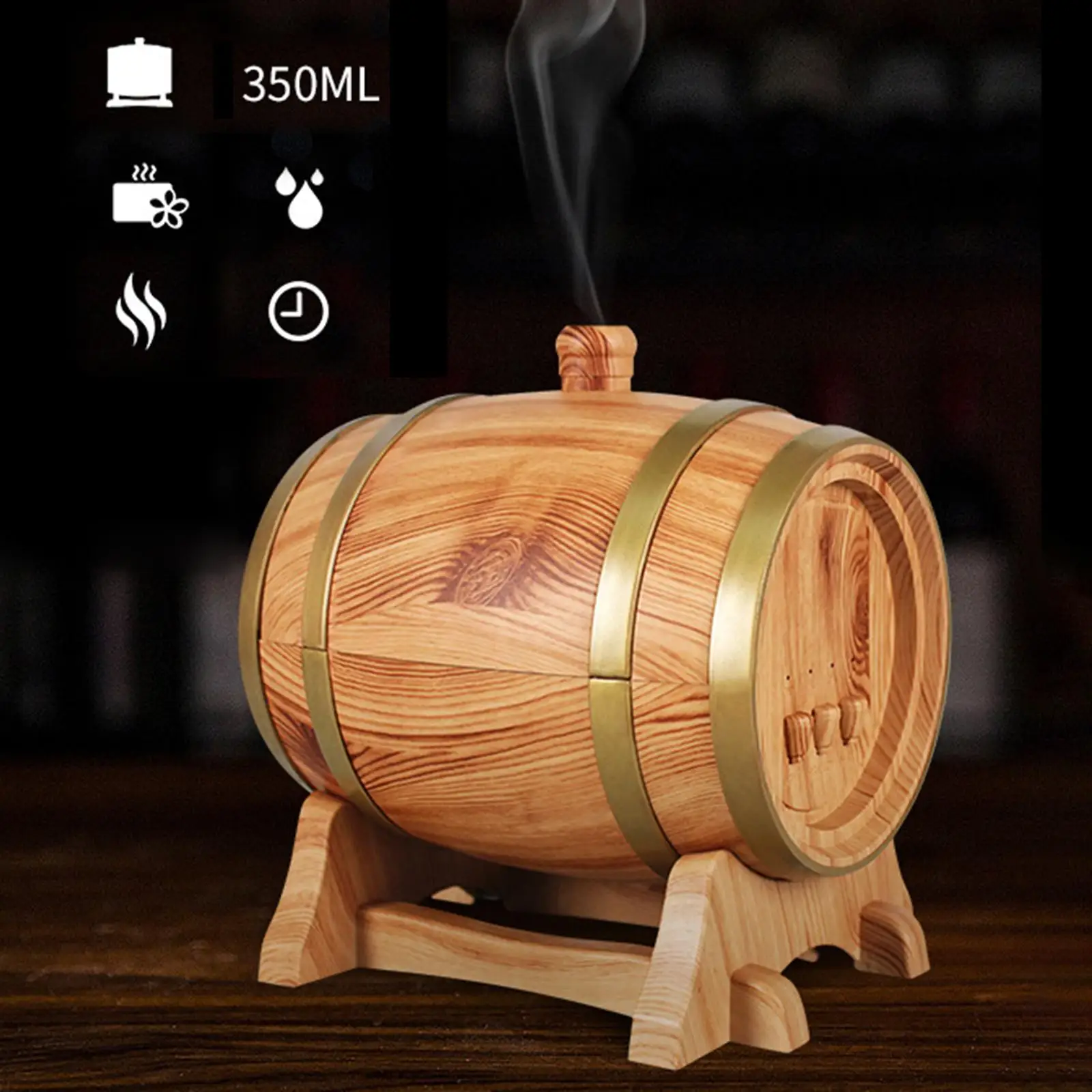Oak Barrel Wood Grain