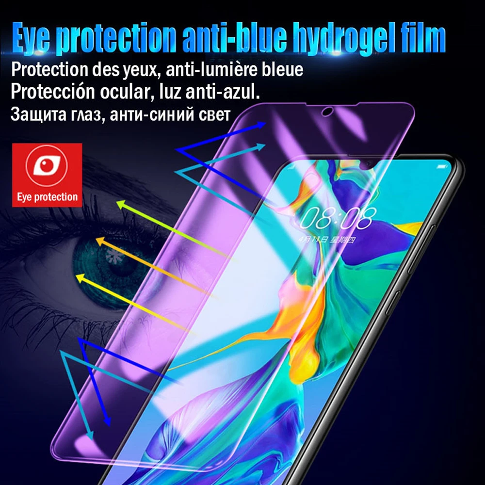 Мягкий полный чехол для huawei nova 3e 3 3i Защитная Гидрогелевая пленка nova 4 4e 5 pro 5i pro 5T on Not glass phone screen протектор