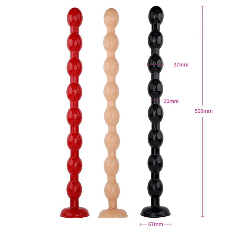 50cm long anal beads butt plug sex toys for woman men vagina anus dilator prostate massager masturbator erotic intimate goods 8 He67ba251d3fa4ac2a2c85b4ceefdf9bez