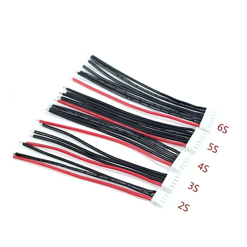 Przewód do drona 8s 9 żył 10cm SZARY - Bateria do drona