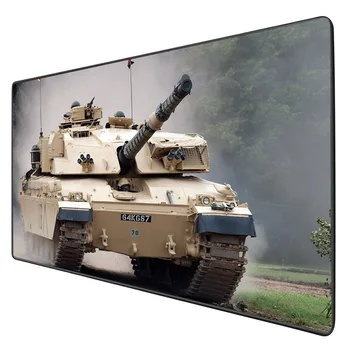 

XGZ Tank HD printing large game mousepad computer large size xl 2xl rubber table mat notebook keyboard pad non-slip lock edge