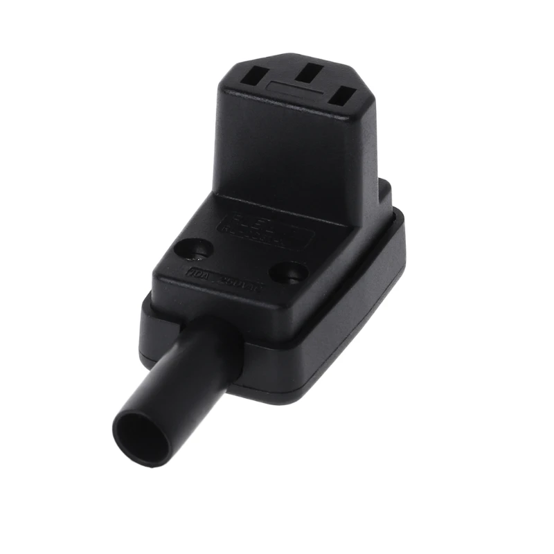 90 Degree Angled IEC 320 C13 Female Plug AC 10A 250V Power Cord Cable Connector E5BA | Компьютеры и офис