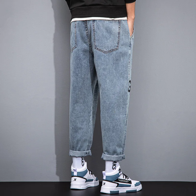 High quality Fashion Men's Cargo Pants Hip Hop Trend Streetwear Jogging Pants Men Casual Elastic Waist Men Clothing Trousers New 2