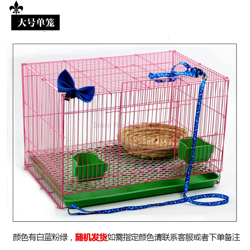 Rabbit cage extra large rabbit cage Dutch pig mouse drooping rabbit breeding cage pet rabbit Dutch rat nest - Цвет: Цвет: желтый