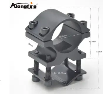 

AloneFire K186 Scope mounts Universal Mount Adapter For Flashlight Laser Torch Sight Scope 1 inch 1pc